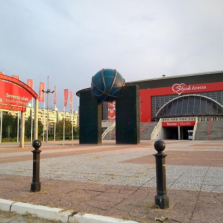 Arena Relax Apartman Belgrad Exteriör bild