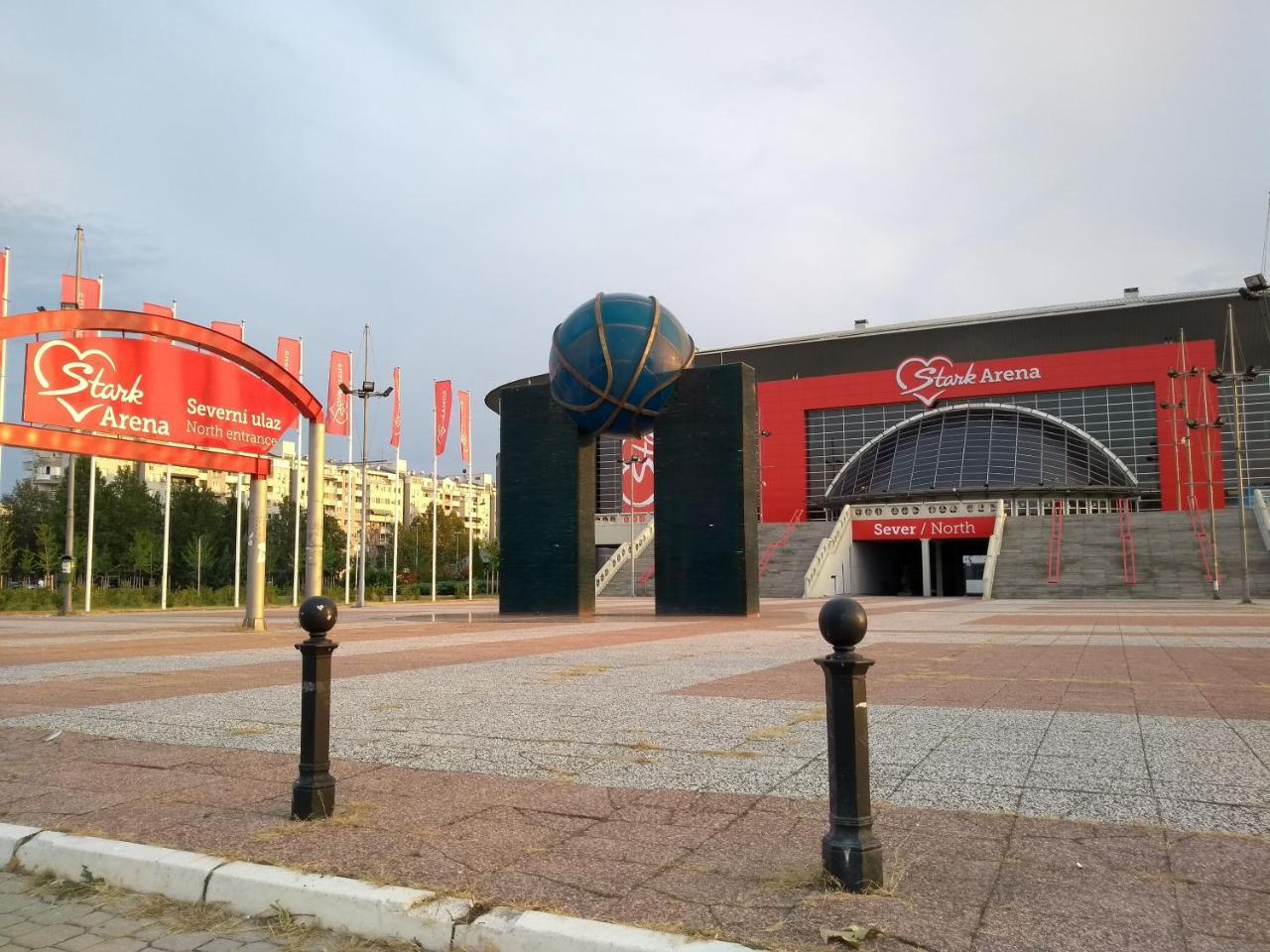 Arena Relax Apartman Belgrad Exteriör bild