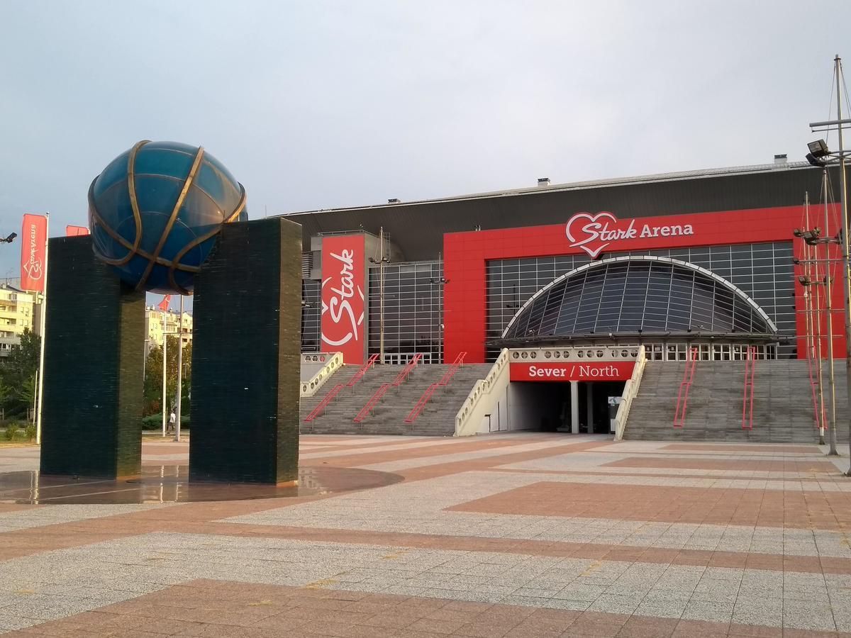 Arena Relax Apartman Belgrad Exteriör bild